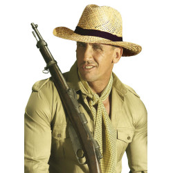 Pánsky slamenný klobúk so stuhou